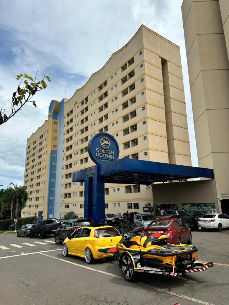 SUÍTE PARA ATÉ 4 PESSOAS EM GOLDEN DOLPHIN GRANDE HOTEL PISCINA 24h Caldas Novas Exterior foto